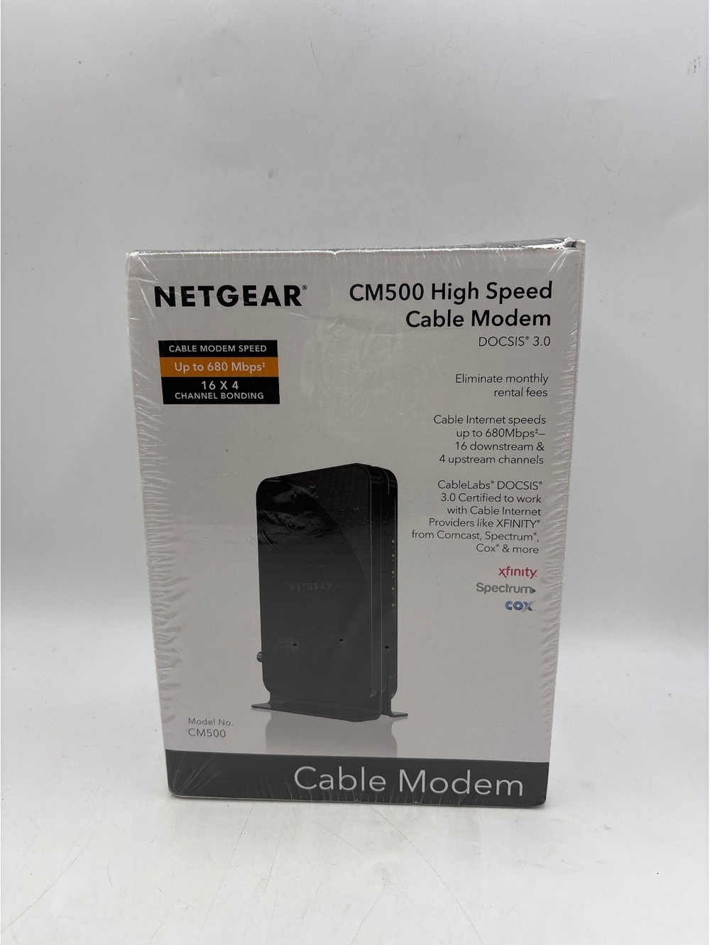 Netgear CM500 High Speed Cable Modem DOCSIS 3.0 Up to 680 Mbps